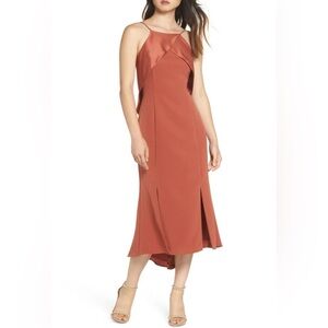 Harlyn Terracotta Midi Dress